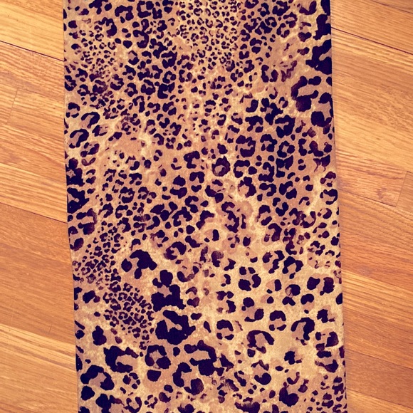 NWT Talbots Leopard Print Scarf, OS - Picture 2 of 5